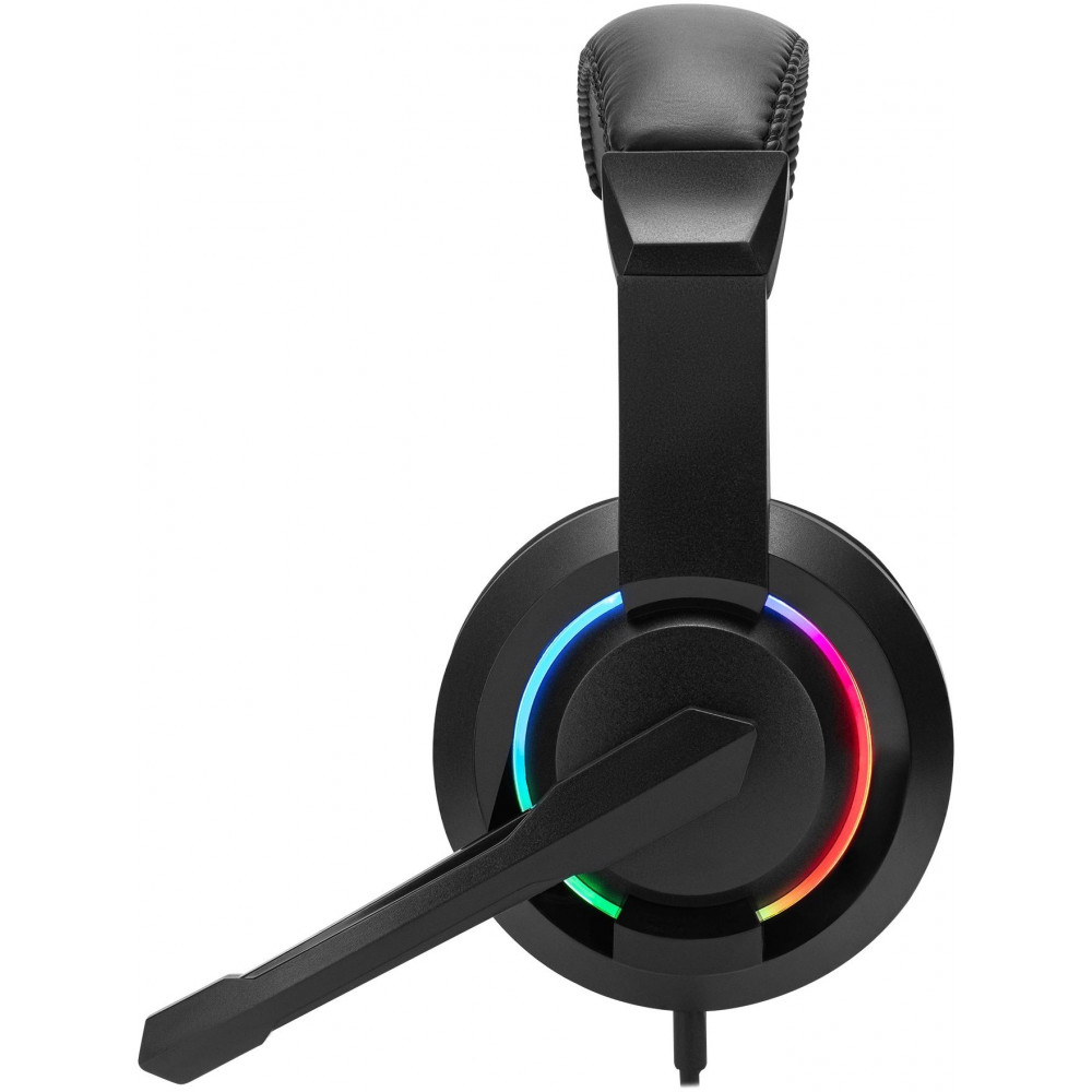 Наушники с микрофоном Oklick HS-L315G черный 1.8м накладные USB оголовье (2007552) Oklick 2007552