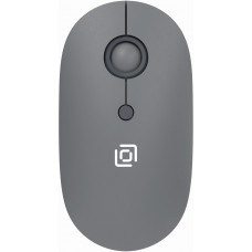 Мышь Oklick 408MW графитовый оптическая 1600dpi silent беспров. USB для ноутбука 4but (2007533) Oklick 2007533