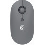 Мышь Oklick 408MW графитовый оптическая 1600dpi silent беспров. USB для ноутбука 4but (2007533) Oklick 2007533