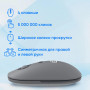 Мышь Oklick 408MW графитовый оптическая 1600dpi silent беспров. USB для ноутбука 4but (2007533) Oklick 2007533