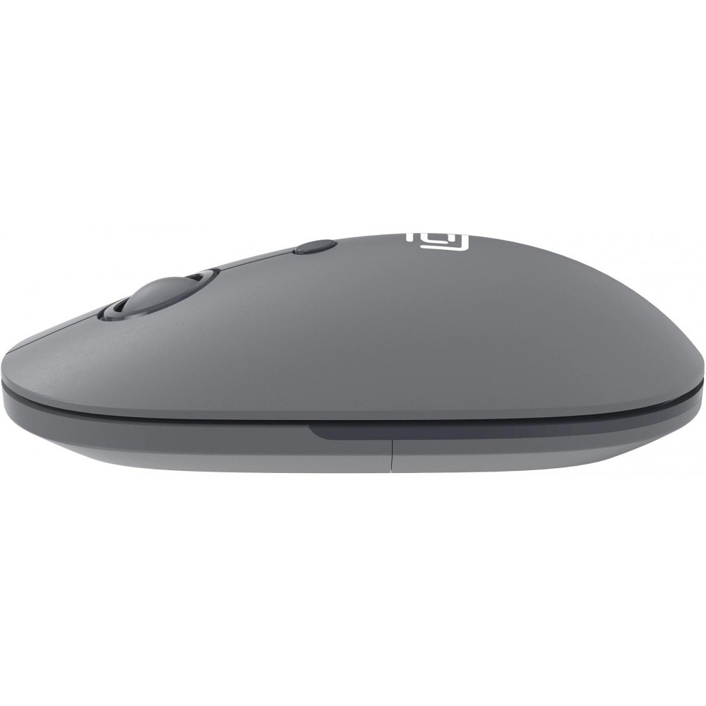 Мышь Oklick 408MW графитовый оптическая 1600dpi silent беспров. USB для ноутбука 4but (2007533) Oklick 2007533