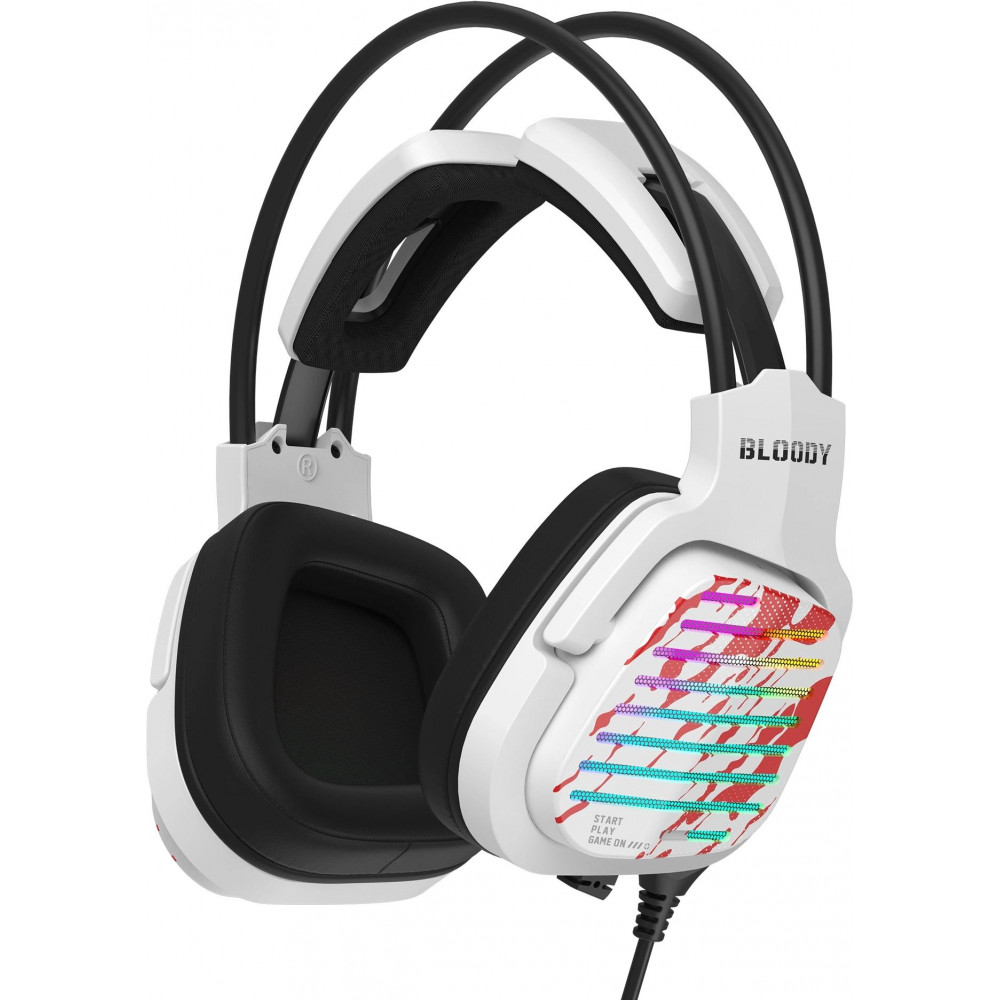 Наушники с микрофоном A4Tech G565 ENERGY WHITE