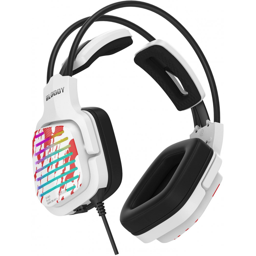 Наушники с микрофоном A4Tech G565 ENERGY WHITE
