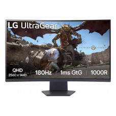 Монитор 31.5" LG UltraGear 32GS60QC-B VA 2560x1440, 180 Гц, 1 мс, 16:9, 300 кд/м², 2xHDMI, 1xDP, черный