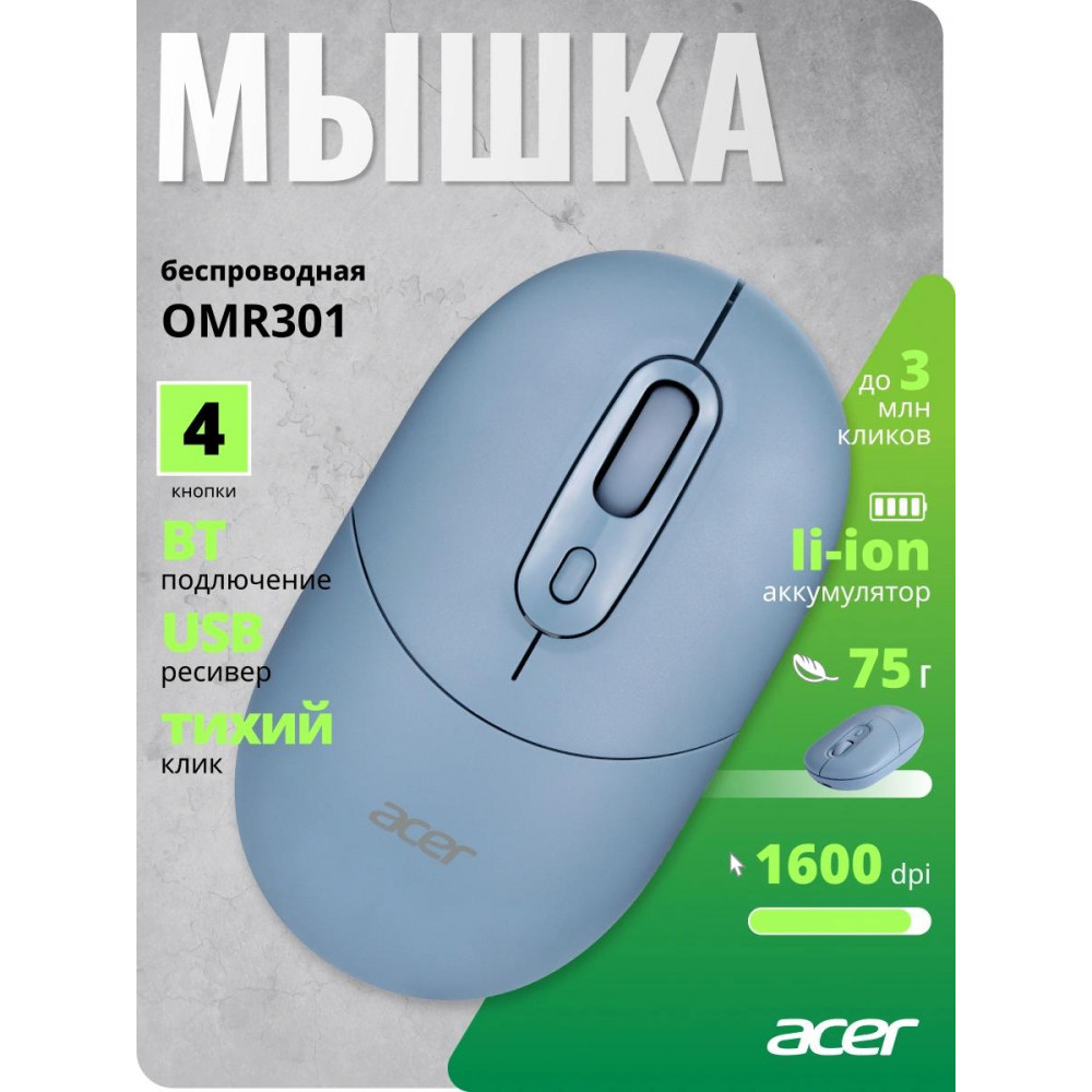 Мышь Acer ZL.MCECC.01S