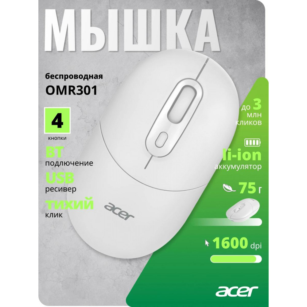 Мышь Acer ZL.MCECC.01U