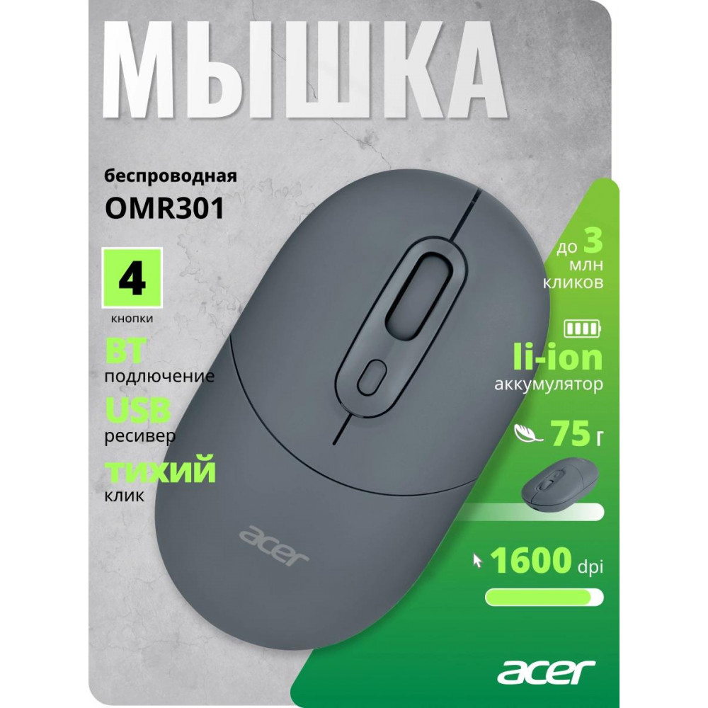 Мышь Acer ZL.MCECC.01T