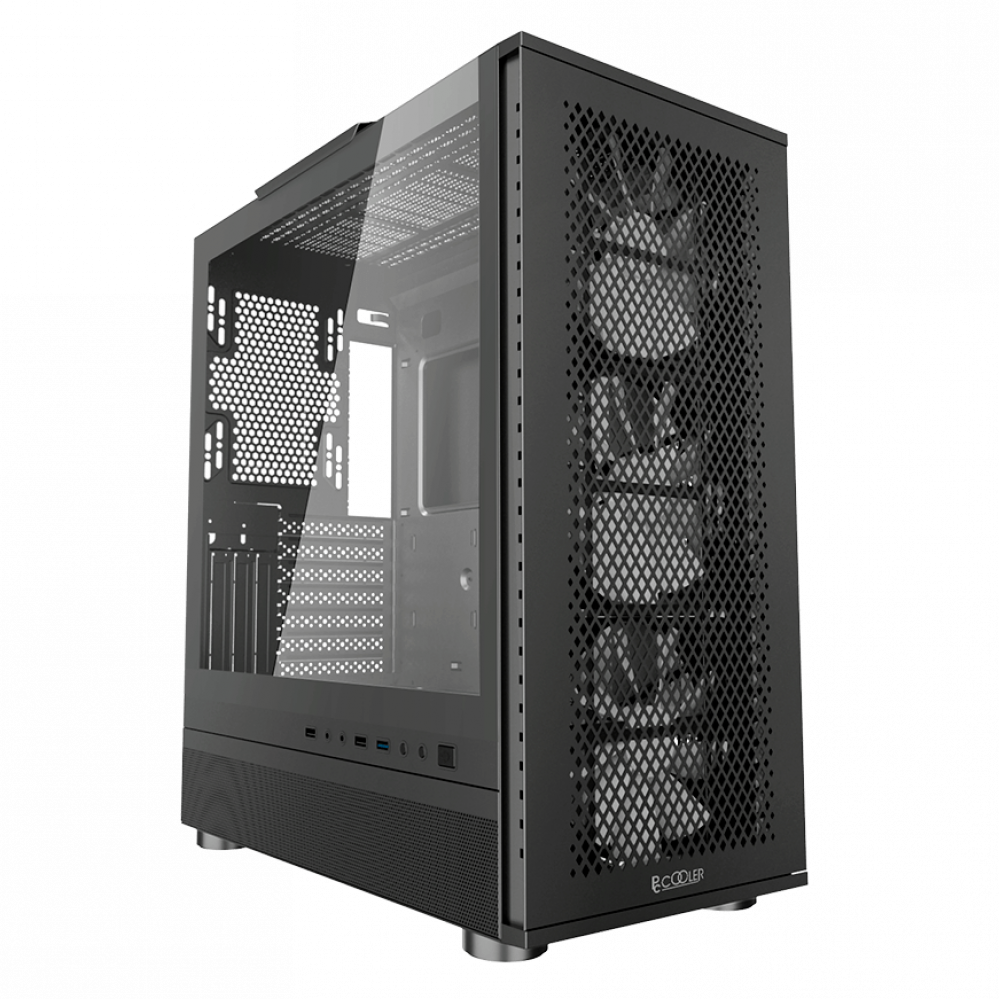Корпус без блока питания PcCooler ME200 MESH BK