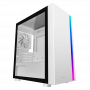 Корпус без блока питания PcCooler LM300 ARGB WH