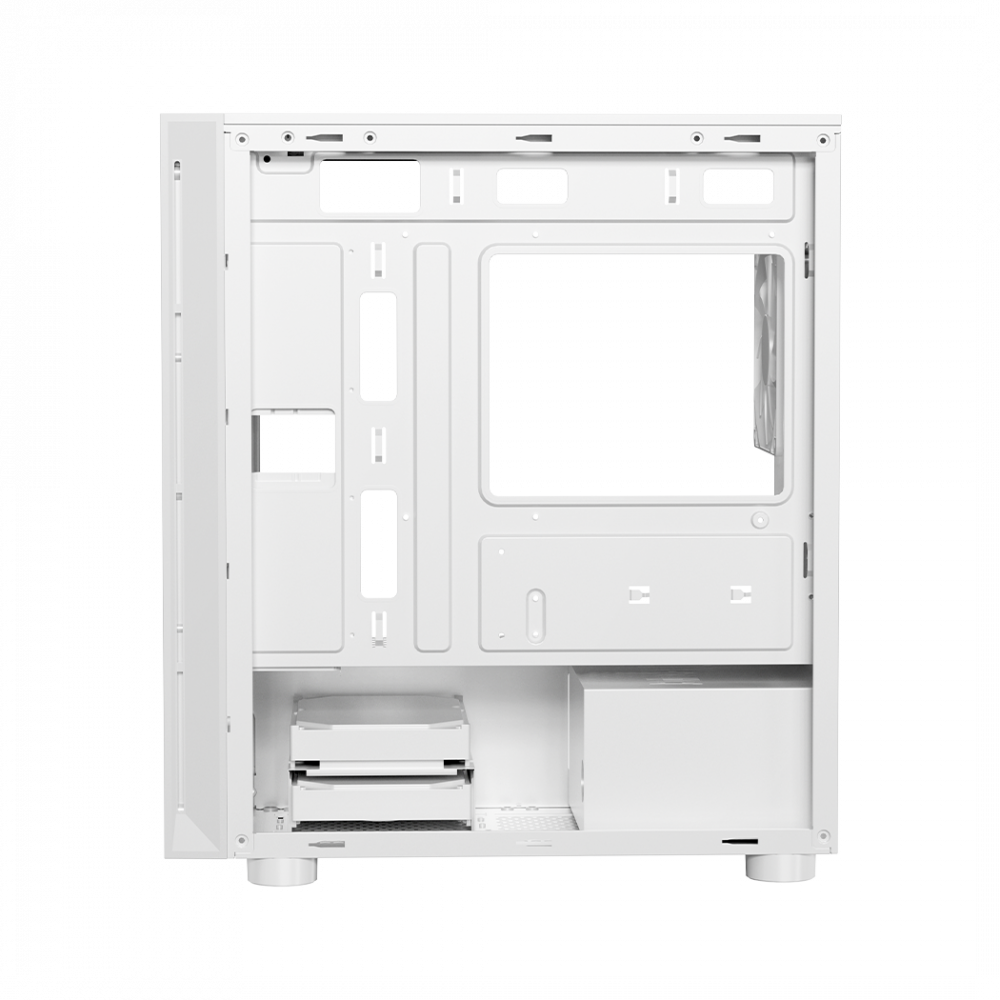 Корпус без блока питания PcCooler LM300 ARGB WH