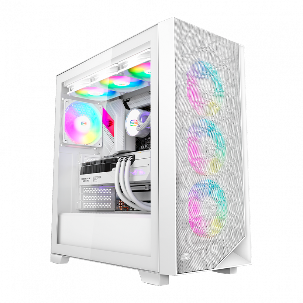 Корпус без блока питания PcCooler C3D510 WH ARGB