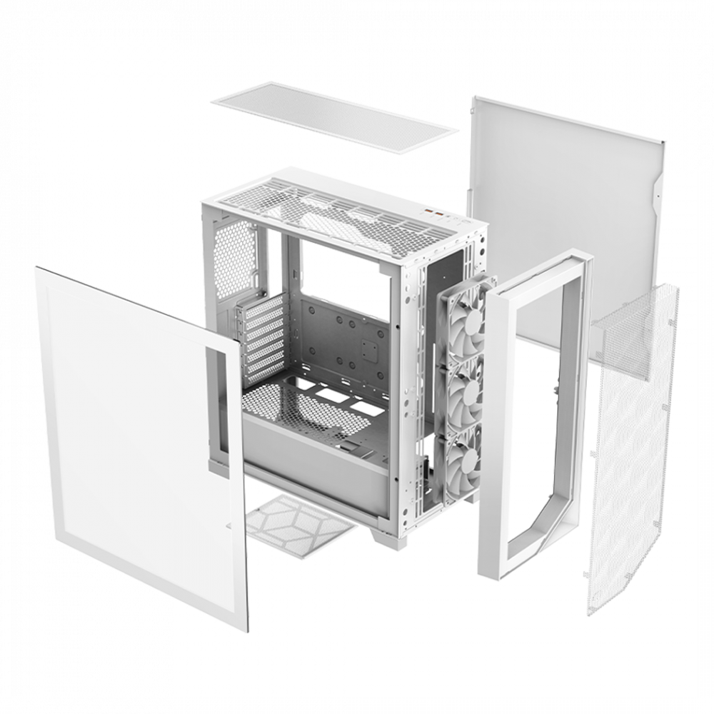 Корпус без блока питания PcCooler C3D510 WH ARGB