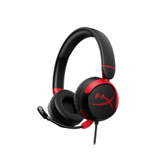 Наушники с микрофоном HyperX Cloud Mini черный/красный накладные оголовье (7G8F4AA)