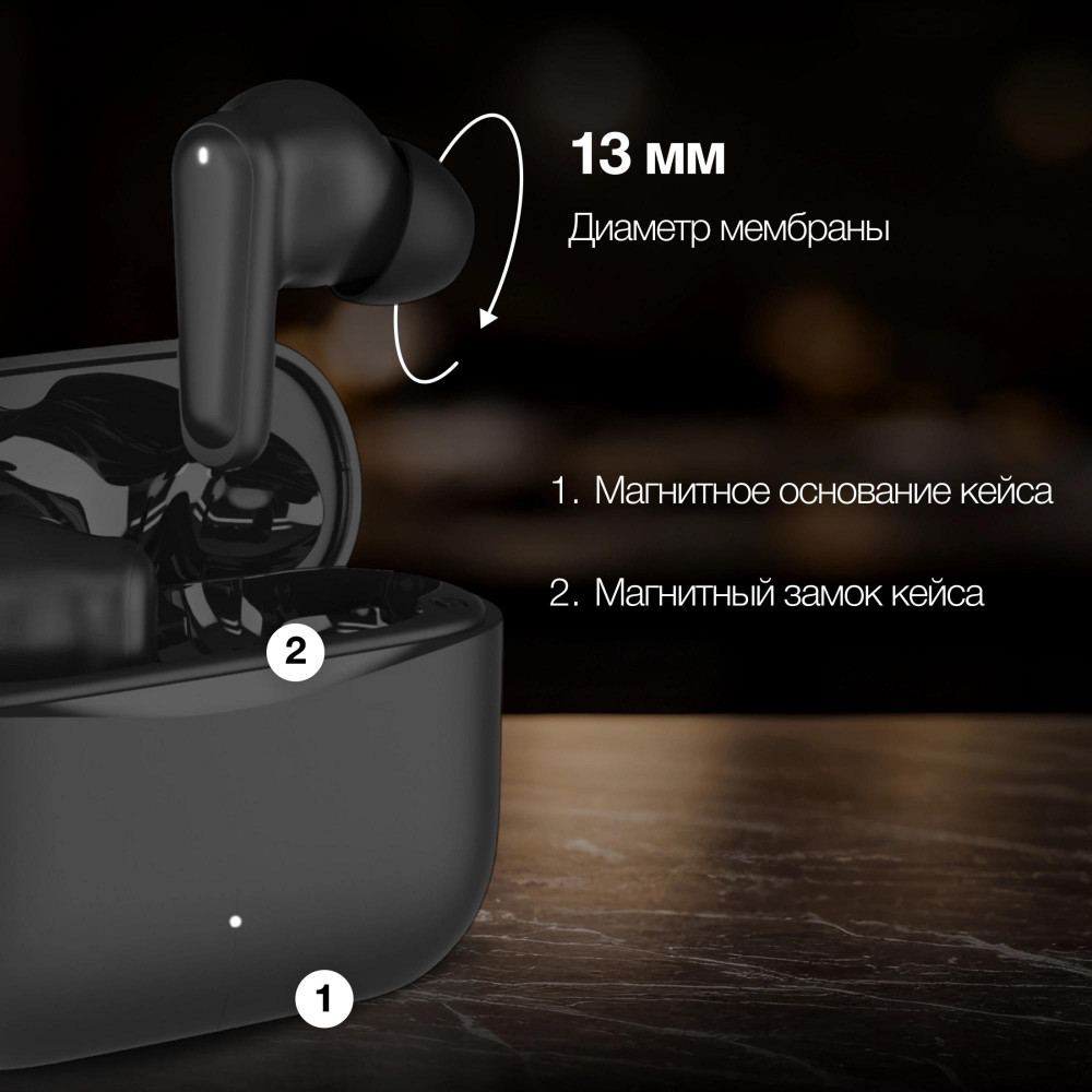 Гарнитура внутриканальные Hyundai HEP203B