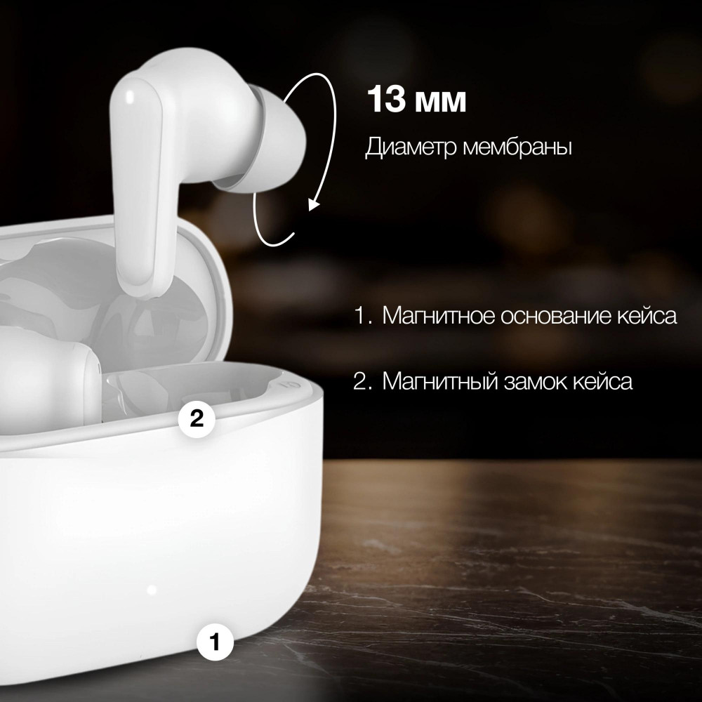 Гарнитура внутриканальные Hyundai HEP203W