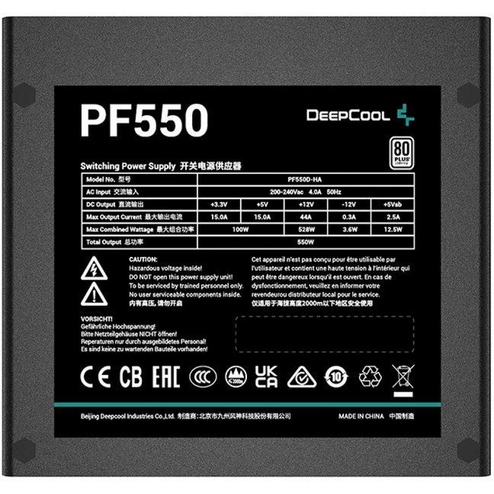 Блок питания Deepcool R-PF550D-HA0B-WDEU