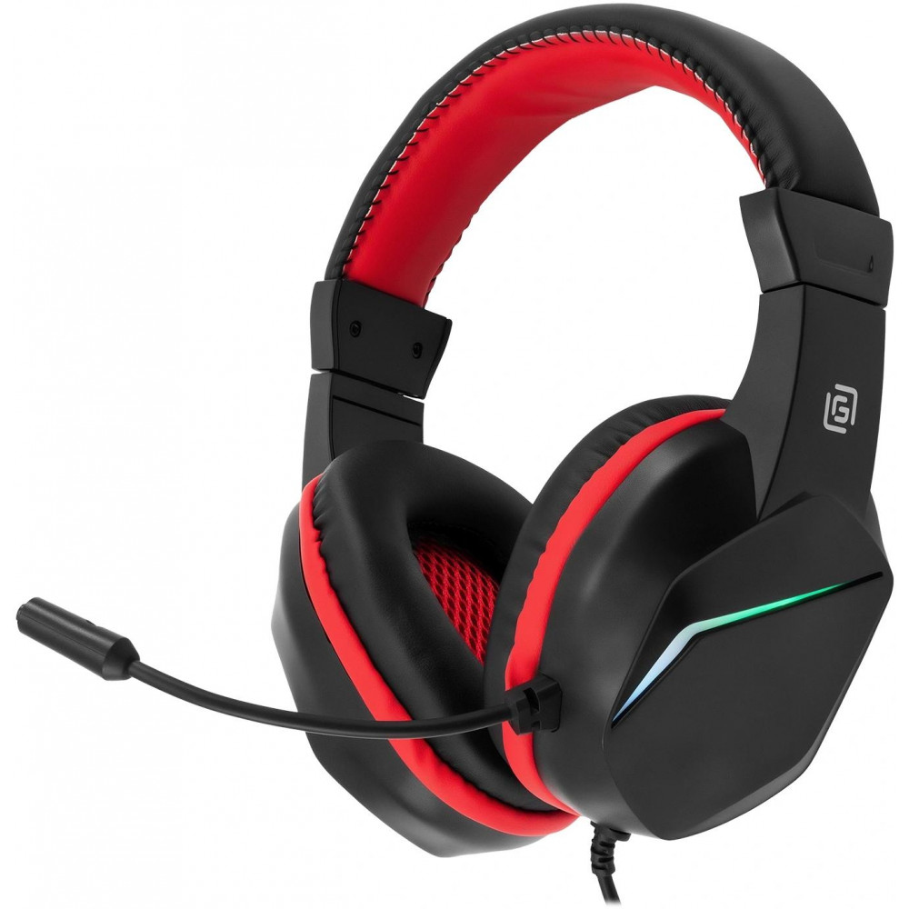 Наушники с микрофоном Oklick HS-L335G черный 2.2м мониторные USB оголовье (1972582) Oklick 1972582