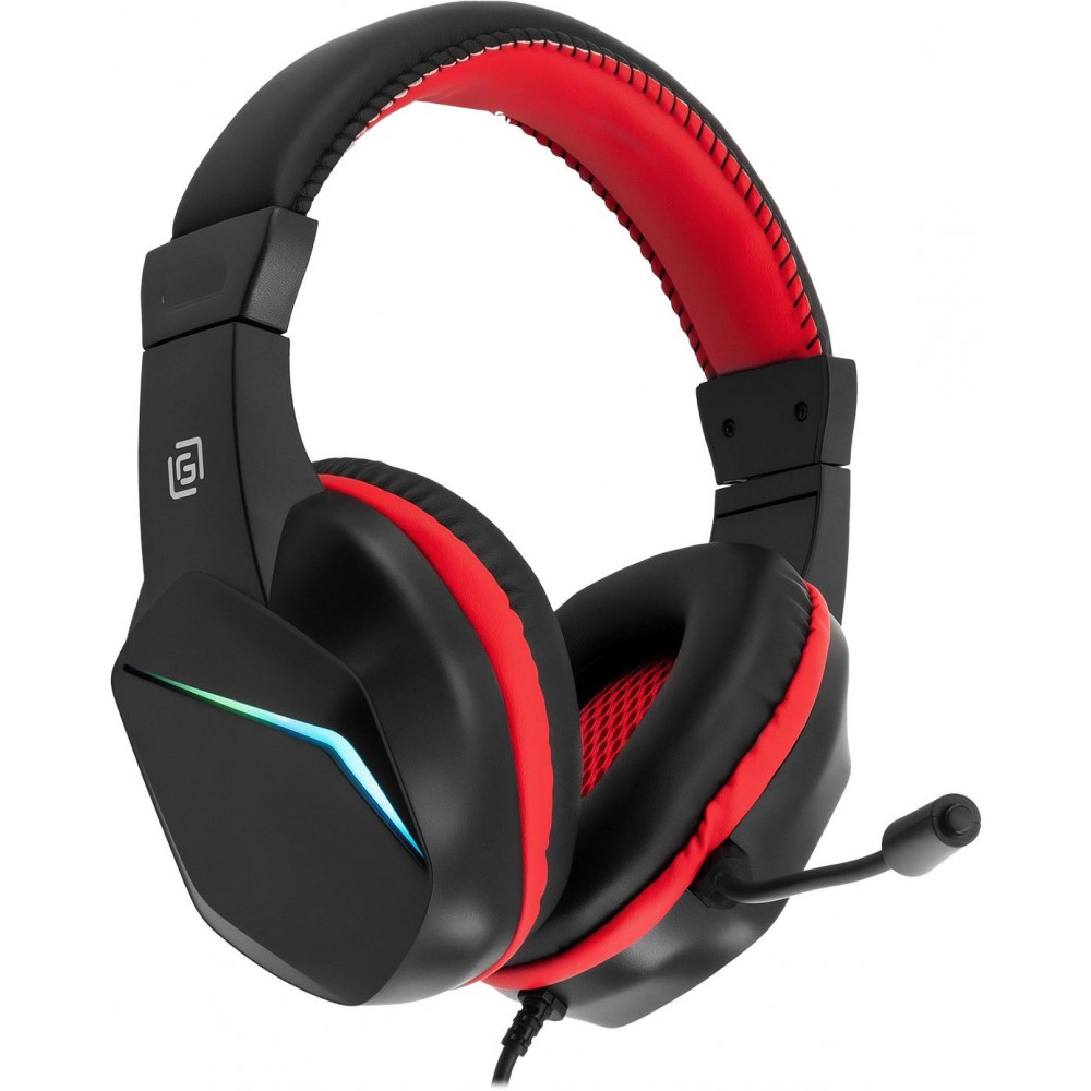 Наушники с микрофоном Oklick HS-L335G черный 2.2м мониторные USB оголовье (1972582) Oklick 1972582