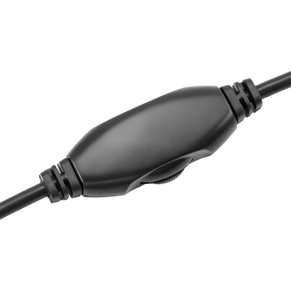 Наушники с микрофоном Oklick HS-L335G черный 2.2м мониторные USB оголовье (1972582) Oklick 1972582