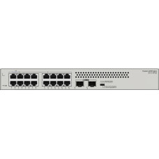 Коммутатор HUAWEI S110-16T2S (16*10/100/1000BASE-T ports, 2*GE SFP ports, built-in AC power, fanless)