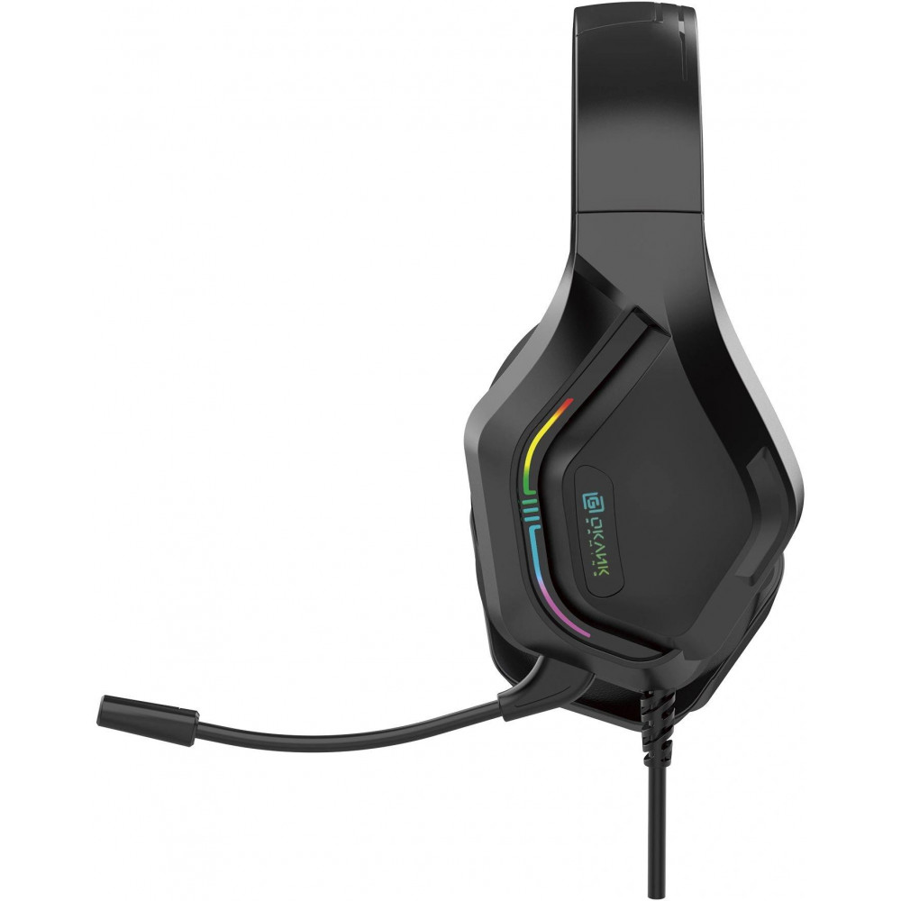 Наушники с микрофоном Oklick HS-L600G черный 2.2м мониторные USB оголовье (1939588) Oklick 1939588