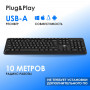 Клавиатура Oklick K888W черный USB беспроводная Multimedia (2066181) Oklick 2066181