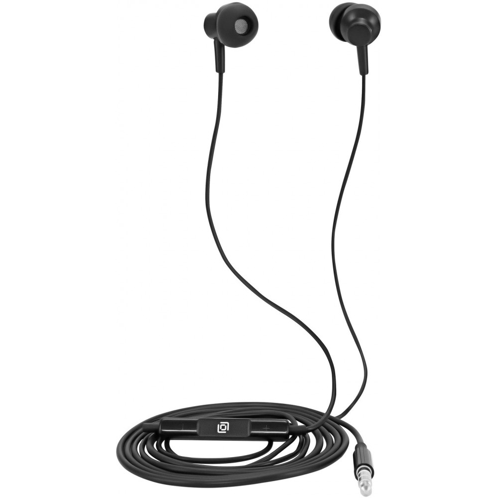 Гарнитура внутриканальные Oklick HS-S-230 1.2м черный проводные в ушной раковине (SS-E188B) Oklick SS-E188B