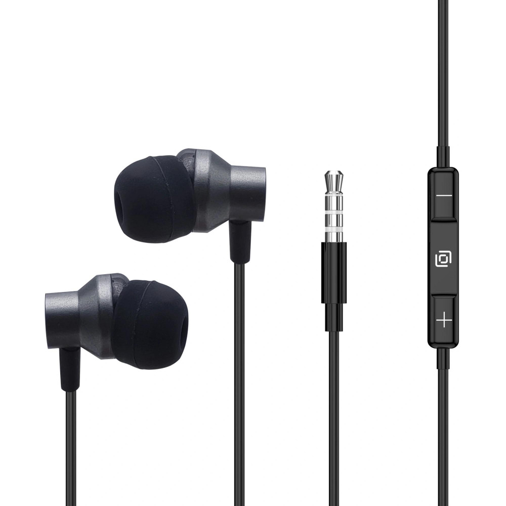 Гарнитура внутриканальные Oklick HS-S-230 1.2м черный проводные в ушной раковине (SS-E188B) Oklick SS-E188B
