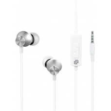 Гарнитура внутриканальные Oklick HS-S-240 1.2м белый проводные в ушной раковине (SS-E086) Oklick SS-E086