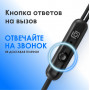 Гарнитура внутриканальные Oklick HS-S-250 1.2м черный проводные в ушной раковине (SS-E161) Oklick SS-E161