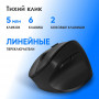 Мышь Oklick 688MW ERGO черный оптическая 2400dpi silent беспров. BTRadio USB (2070320) Oklick 2070320