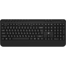 Клавиатура Oklick K257W черный USB беспроводная Multimedia (подставка для запястий) (2070286) Oklick 2070286