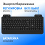 Клавиатура Oklick K257W черный USB беспроводная Multimedia (подставка для запястий) (2070286) Oklick 2070286