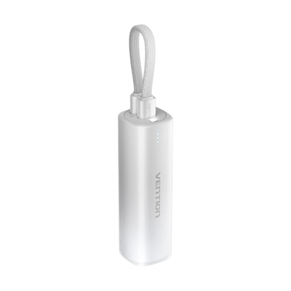 Power Bank Vention 5000mAh(USB-C + Lightning) 20W Серо-белый, шт. Vention FHWM0