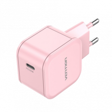 Сетевое зарядное устройство Vention на 1 порт USB С 20W  Розовый, шт. Vention FEJP0-EU