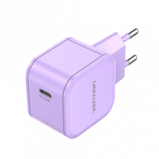 Сетевое зарядное устройство Vention на 1 порт USB С 20W  Фиолетовый, шт. Vention FEJV0-EU