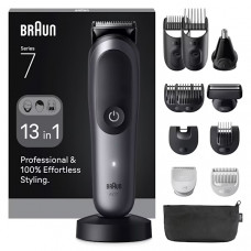 Триммер Braun AIO7560 серый (насадок в компл:10шт)
