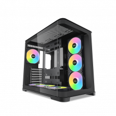 Корпус ПК без блока питания SAMA V60 Black V60-BKADA7X1-GL
