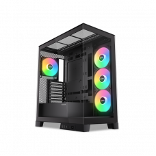 Корпус ПК без блока питания SAMA V50 Black V50-BKADA4X1-GL