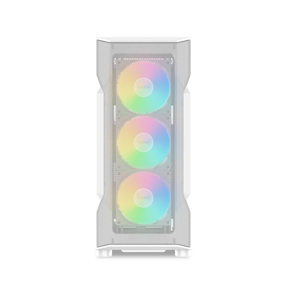 Корпус ПК без блока питания SAMA S40 White S40-WHAPA4X1-GL белый