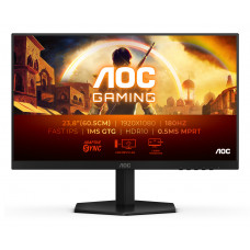 Монитор 23.8" AOC 24G42E IPS 1920x1080, 180 Гц, 0.5 мс, 16:9, 300 кд/м², 2xHDMI 2.0, DP 1.4, 3.5 мм, Adaptive-Sync, HDR10, черный