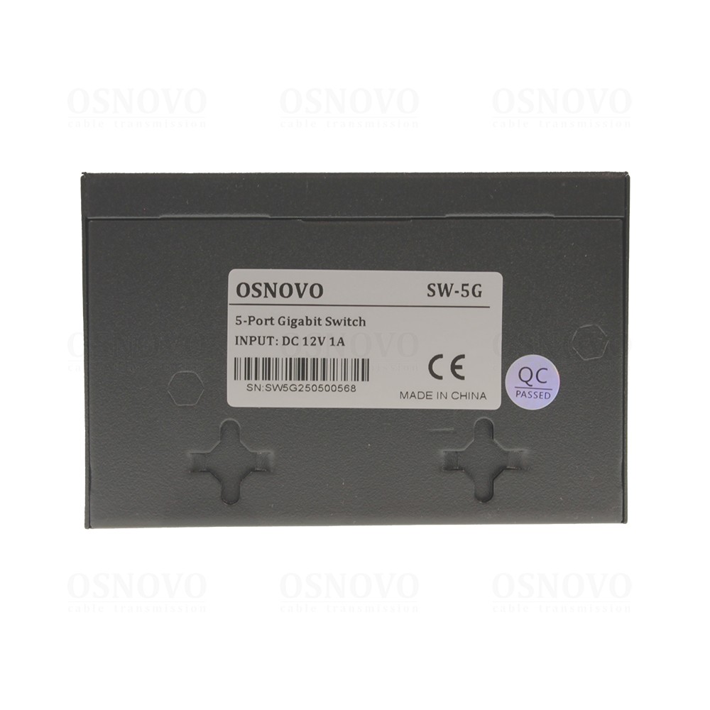 Коммутатор неуправляемый OSNOVO SW-5G