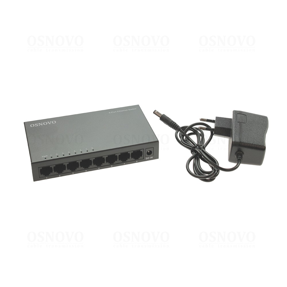 Коммутатор неуправляемый OSNOVO SW-8F