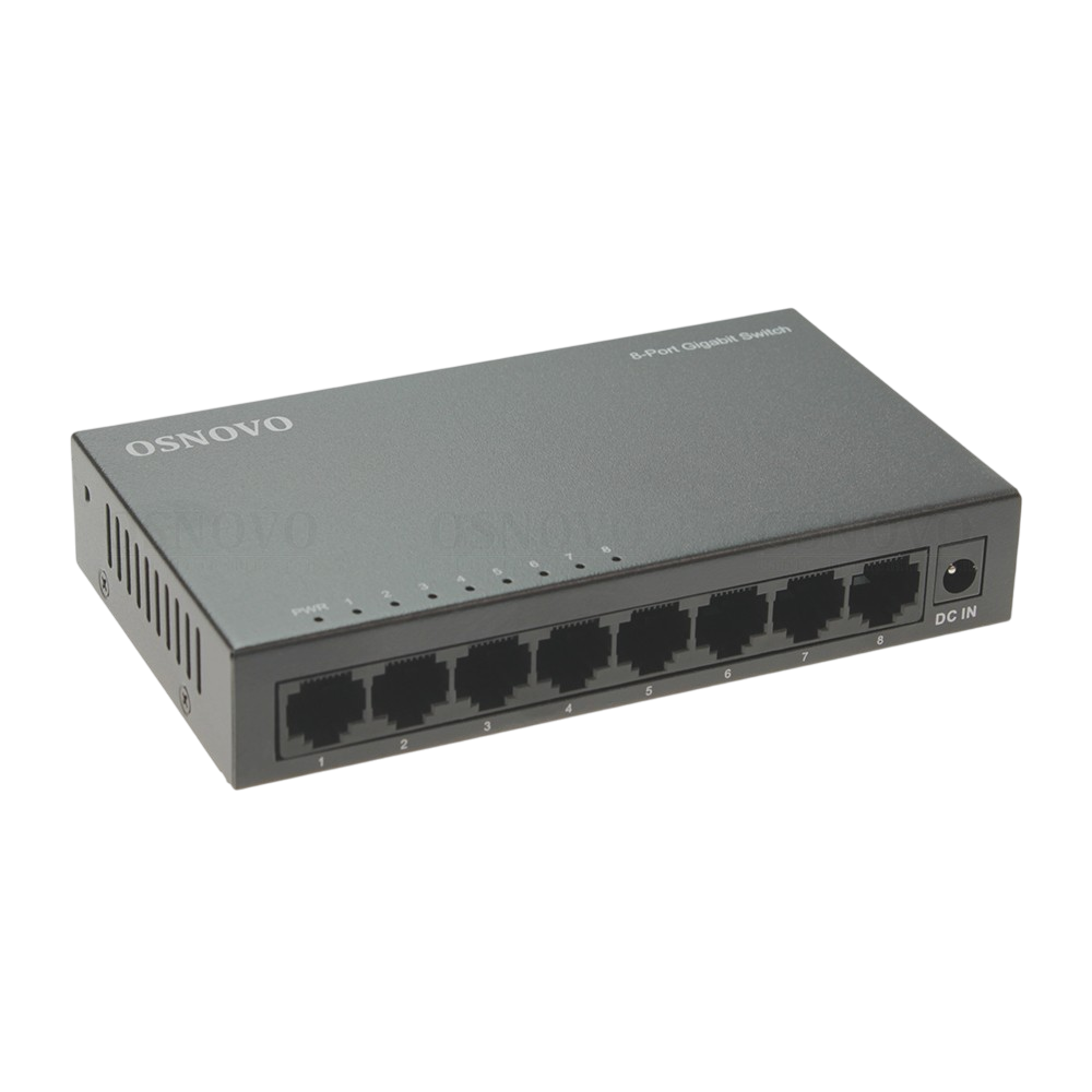 Коммутатор неуправляемый OSNOVO SW-8G