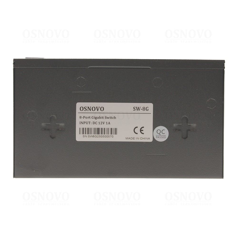 Коммутатор неуправляемый OSNOVO SW-8G