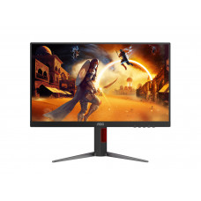 Монитор 23.8" AOC 24G4H IPS 1920x1080, 200 Гц, 0.3 мс (MPRT), 16:9, 300 кд/м², HDR10, HDMI 2.0, DP 1.4, 3.5 Jack, FreeSync, черный