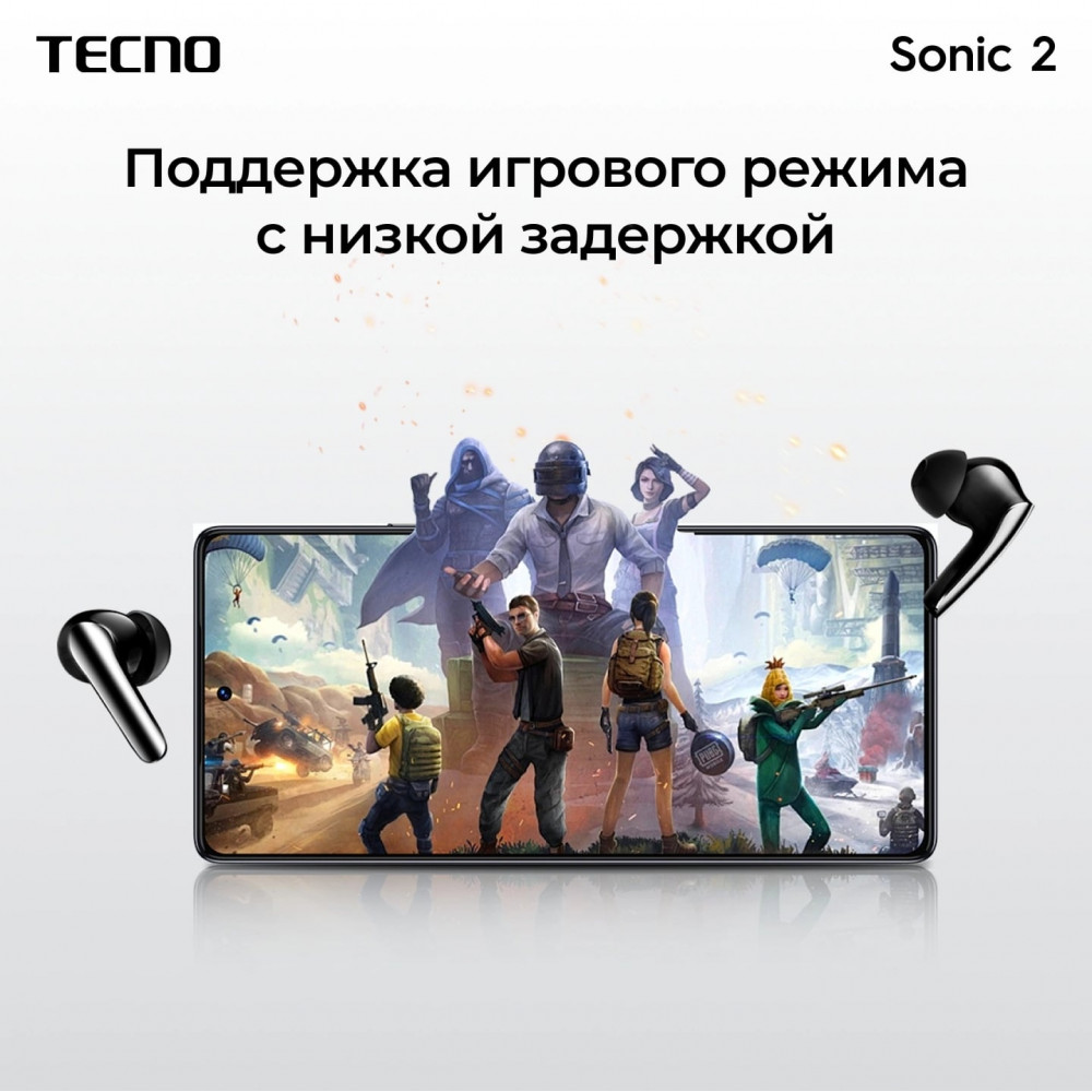 Гарнитура внутриканальные TECNO Sonic 2 SC02 WHITE