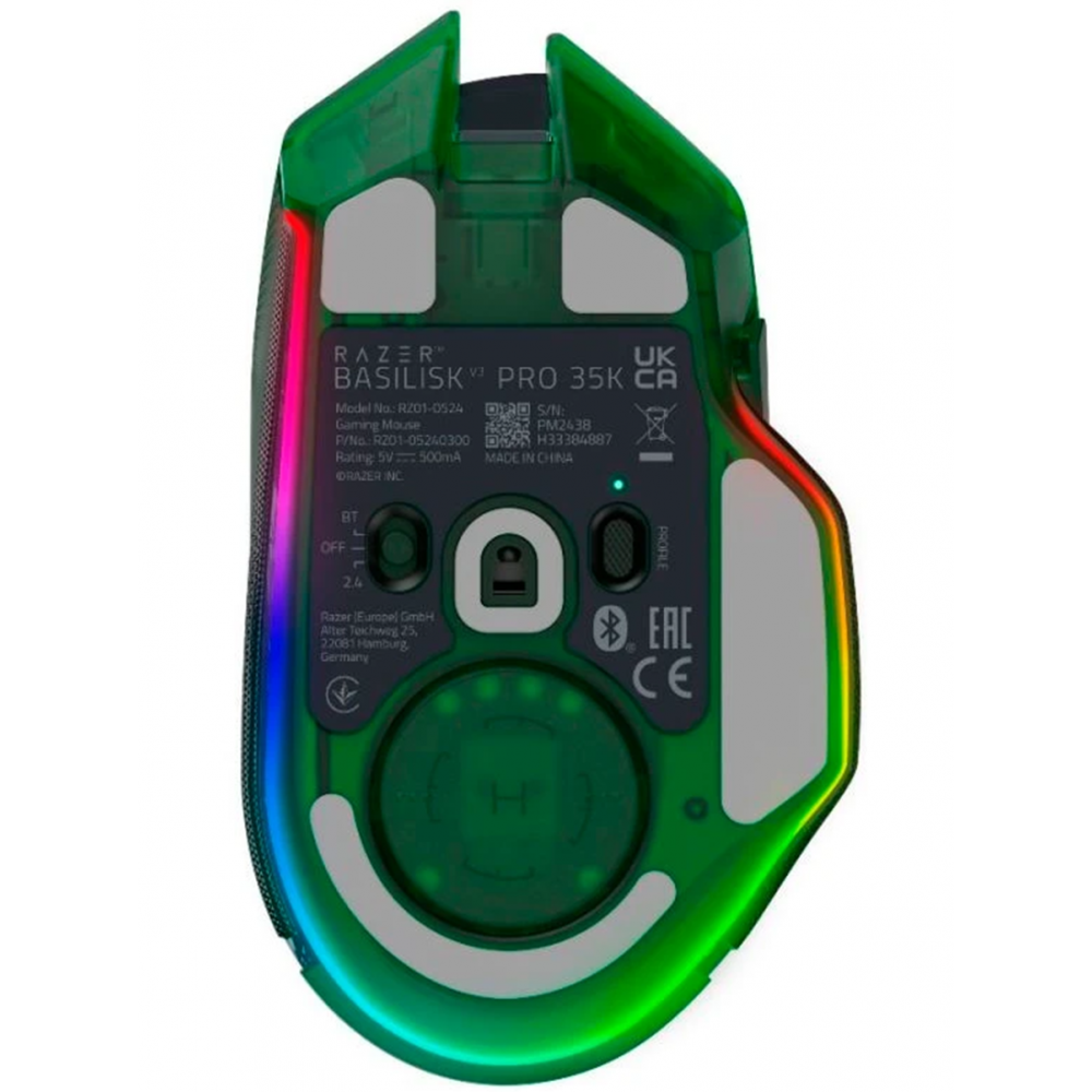 Игровая мышь Razer Basilisk V3 Pro 35K - Phantom Green Ed. Mouse Razer RZ01-05240300-R3G1