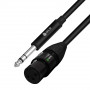 Кабель микрофонный jack 6,35mm  XLR Greenconnect GCR-53439