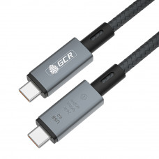 GCR Кабель USB 4.0 TypeC, 1.0m, черный, 240W, 40 Gbps, 8K60Hz Greenconnect GCR-54952
